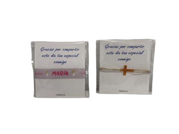 Tarjeta con pulsera